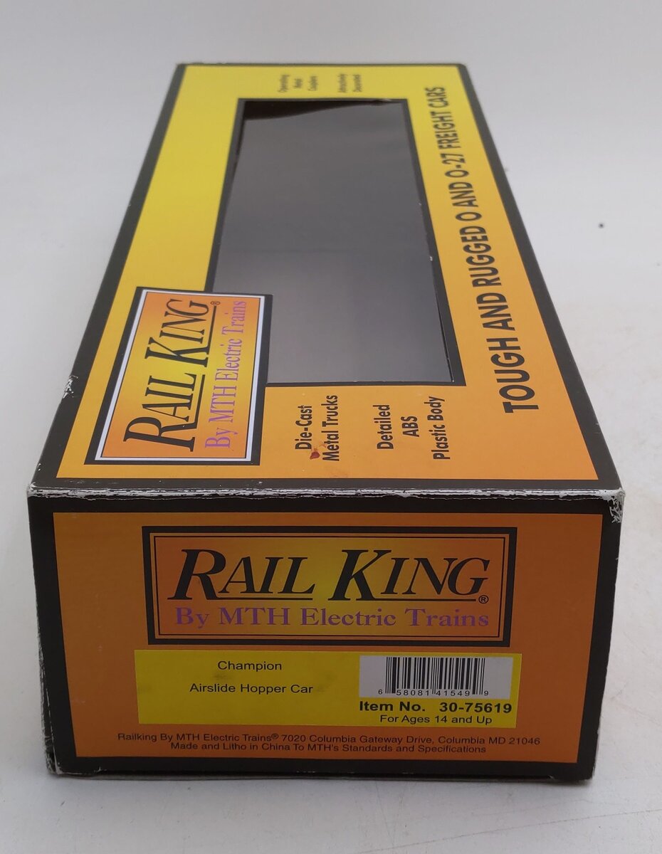 MTH 30-75619 O Champion Airslide Hopper Car #46439 EX/Box