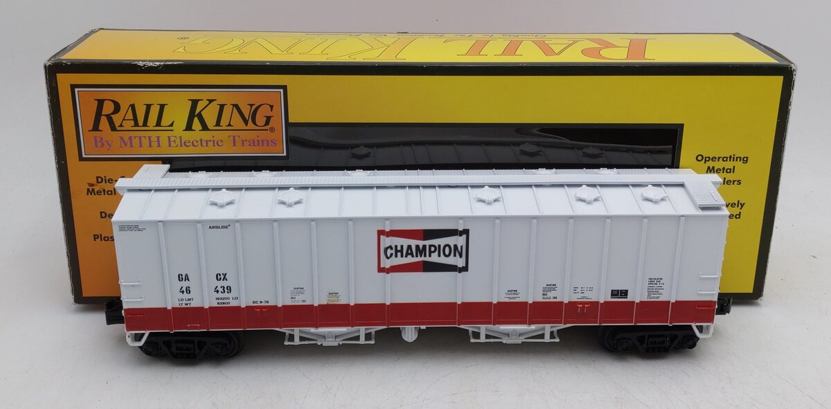 MTH 30-75619 O Champion Airslide Hopper Car #46439 EX/Box