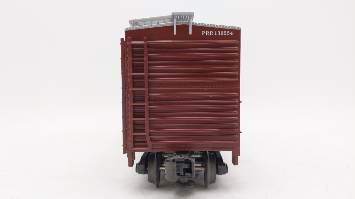 MTH 20-94503 O Gauge Pennsylvania Railroad Steel Sided Stock Car #130554 LN/Box
