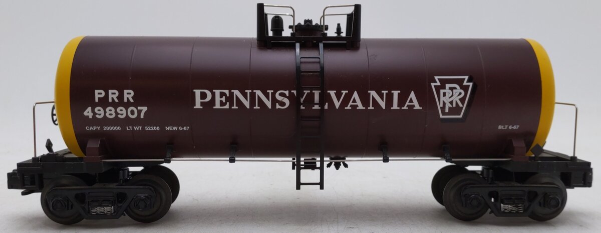 MTH 30-7351 O Gauge Pennsylvania RailKing Modern Tank Car #498907 EX/Box