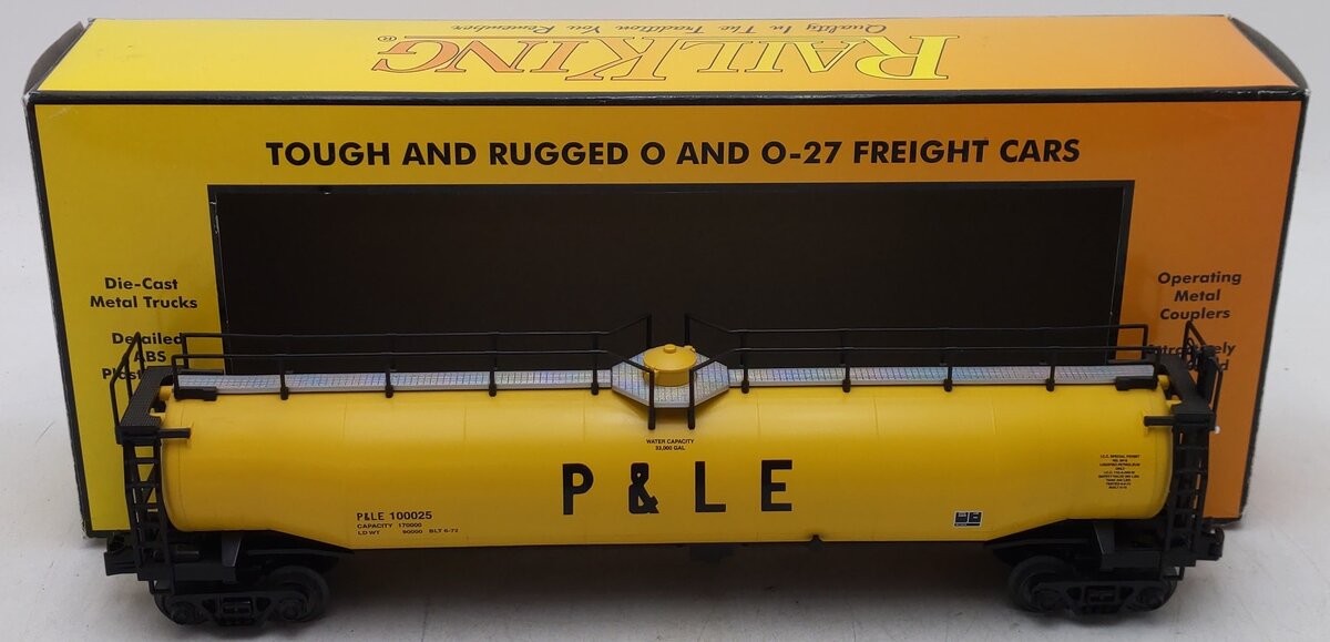 MTH 30-73342 O Gauge Pittsburgh & Lake Erie 33K Gallon Tank Car EX/Box