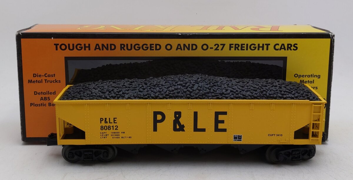 MTH 30-75425 O P&LE 4-Bay Hopper #80812