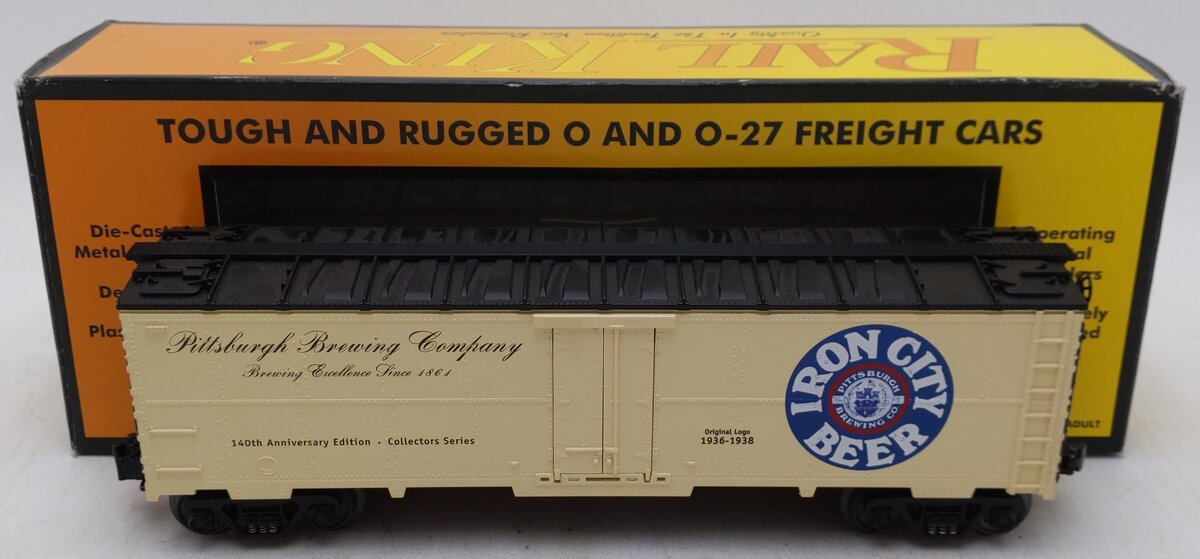MTH 30-7830 Iron City Beer Reefer Car #1 EX/Box