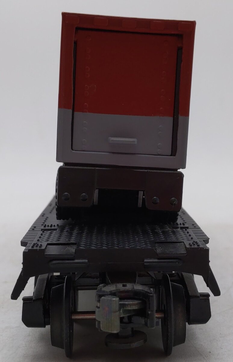 MTH 30-7608 O Gauge New York Central Pacemaker Flatcar with Trailer #499706 EX/Box