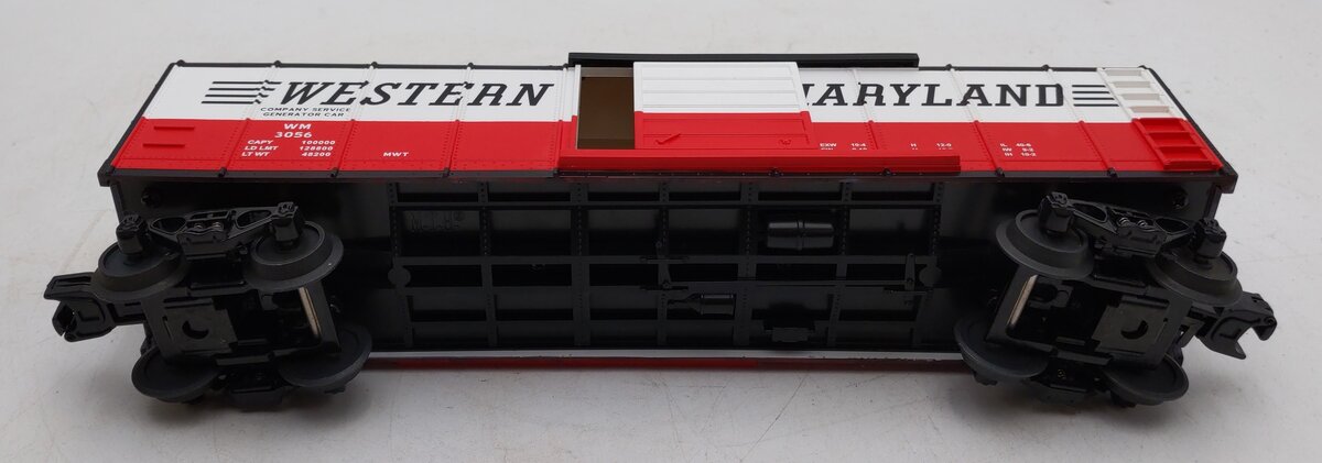 MTH 30-74316 Western Maryland Rounded Roof Box Car w/Generator EX/Box