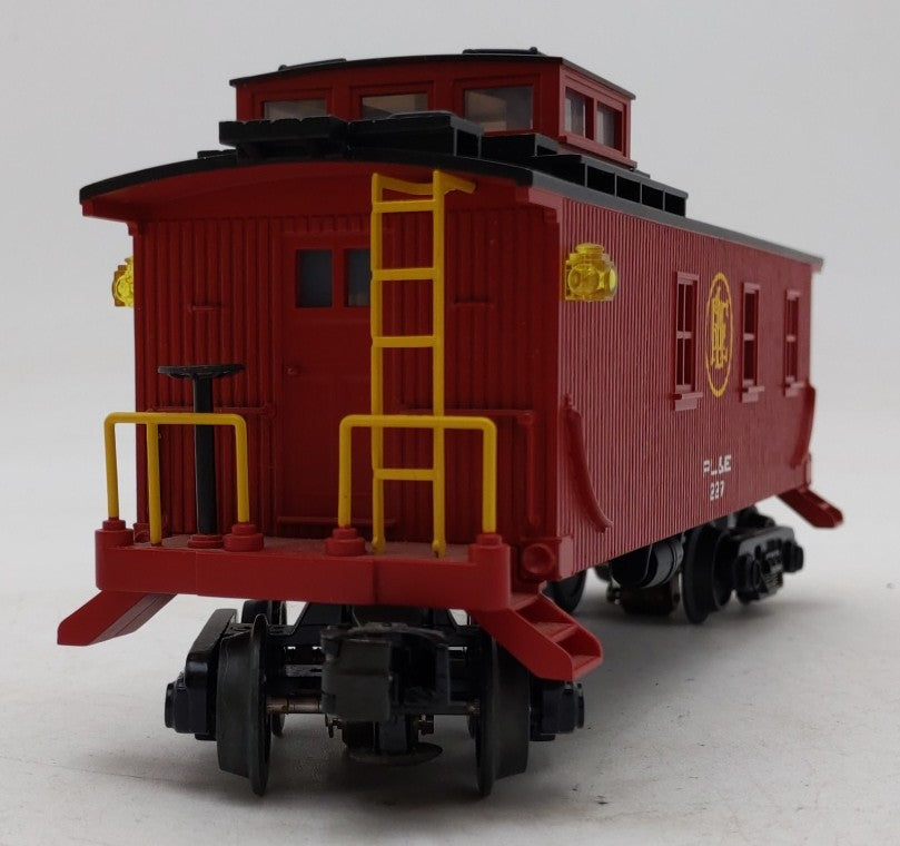 MTH 30-4106C O Gauge Pittsburg & Lake Erie Woodsided Caboose #227 EX/Box