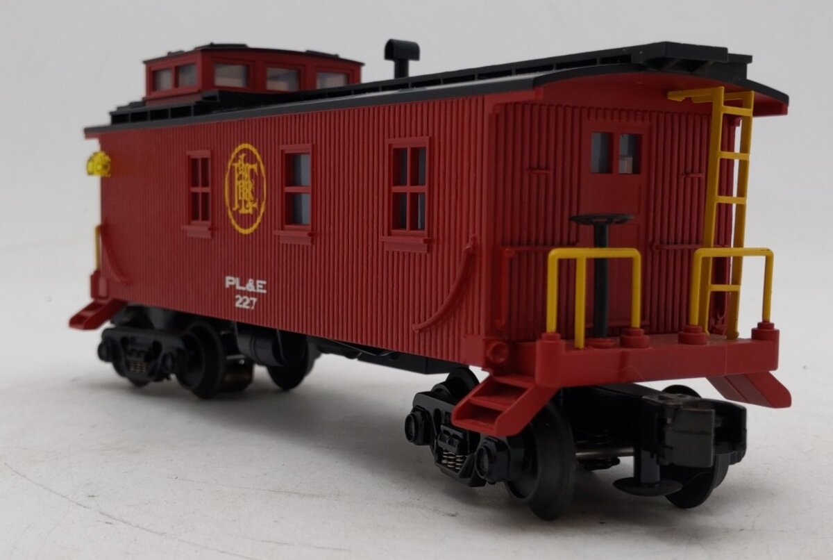 MTH 30-4106C O Gauge Pittsburg & Lake Erie Woodsided Caboose #227 EX/Box