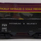 MTH 20-97538 O Pittsburg & Shawmut 2-Bay Hopper Car with Coal Load #5987 EX/Box