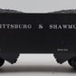 MTH 20-97538 O Pittsburg & Shawmut 2-Bay Hopper Car with Coal Load #5987 NIB