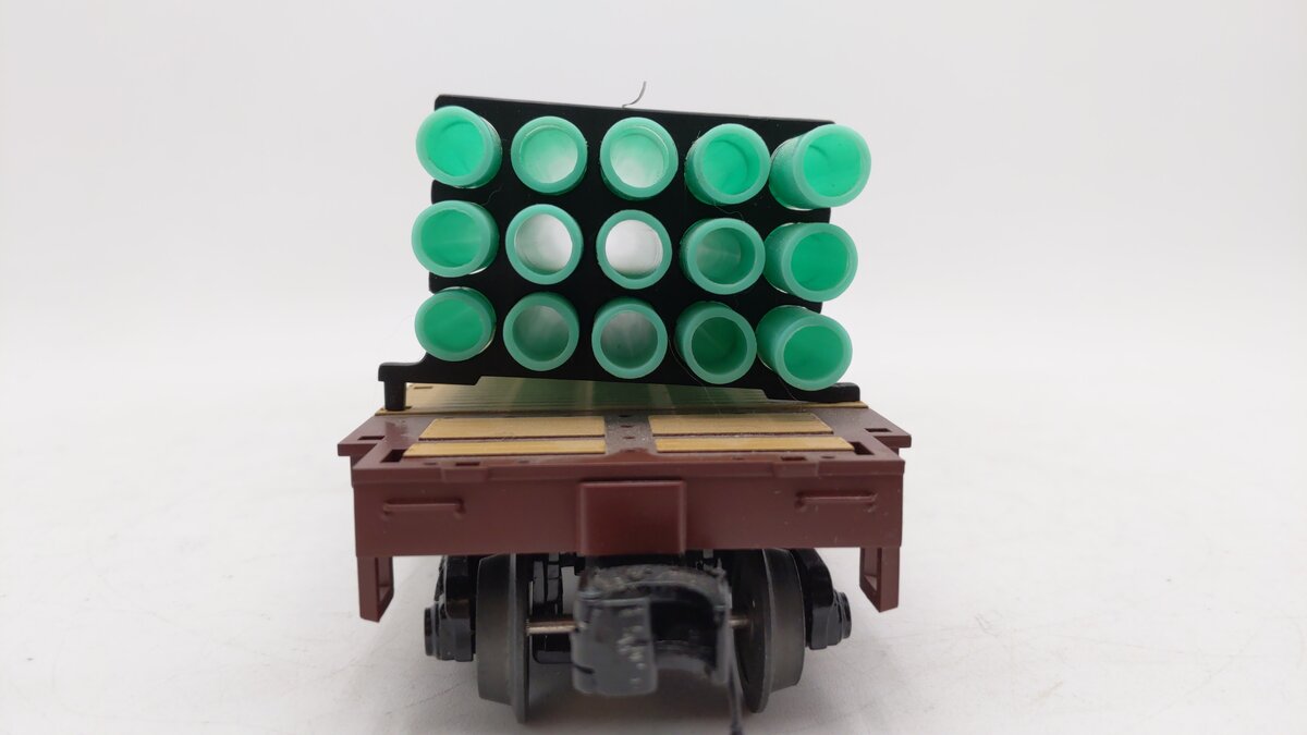 MTH 20-90775D O Norfolk Southern Flat Car w/ Pipe Load #101125 LN/Box
