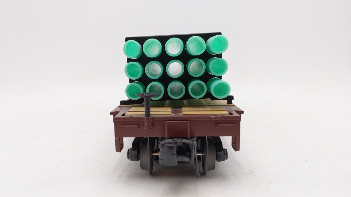 MTH 20-90775D O Norfolk Southern Flat Car w/ Pipe Load #101125 LN/Box