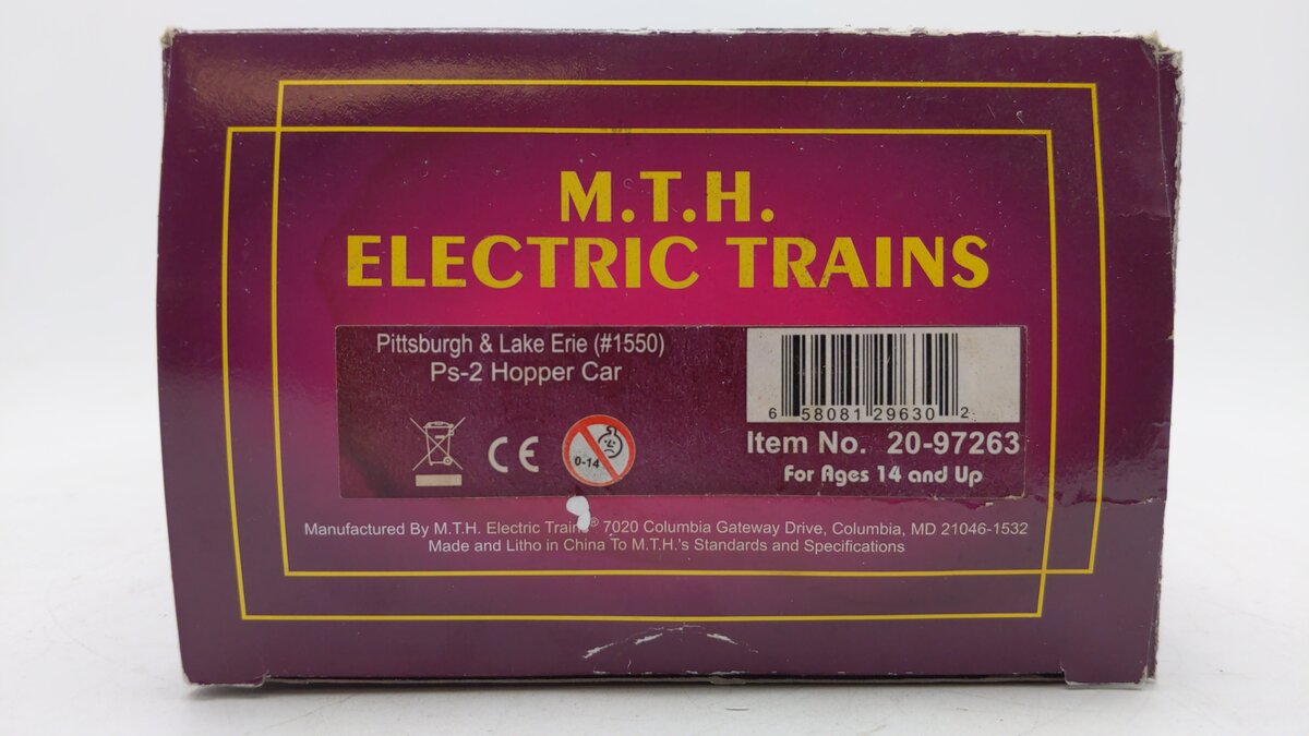 MTH 20-97263 Pittsburgh & Lake Erie PS-2 Hopper #1550