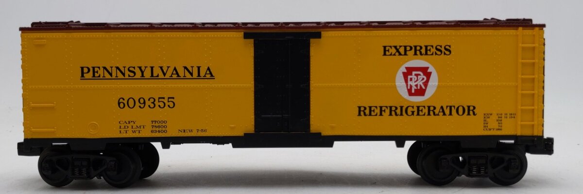MTH 30-78002 O Gauge Pennsylvania RR Modern Reefer Car #609355 EX/Box