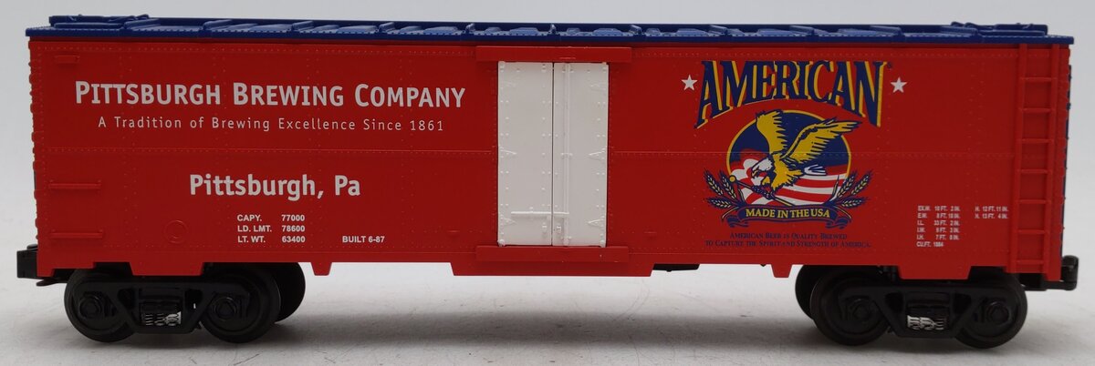 MTH 30-7840 O Gauge American Beer Refrigerator Car EX/Box