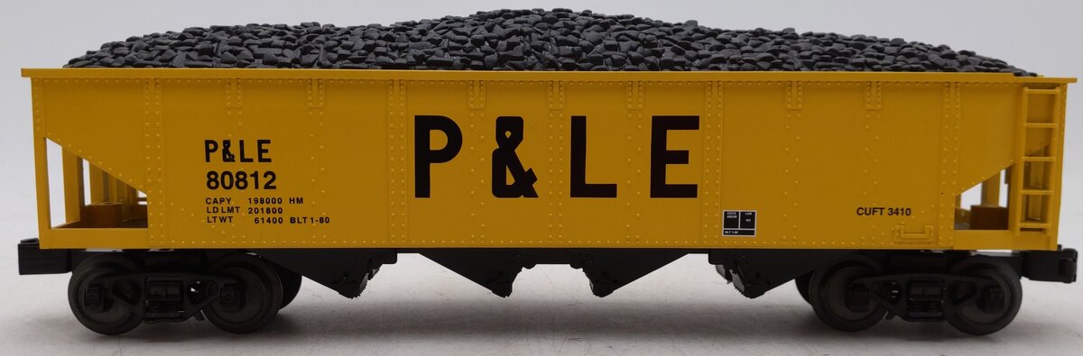 MTH 30-75425 O P&LE 4-Bay Hopper #80812 EX/Box