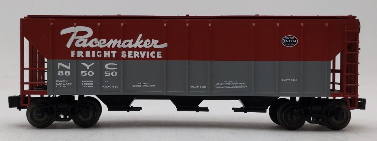 MTH 30-75207 Ps-2 Discharge Hopper Car (New York Central) EX/Box