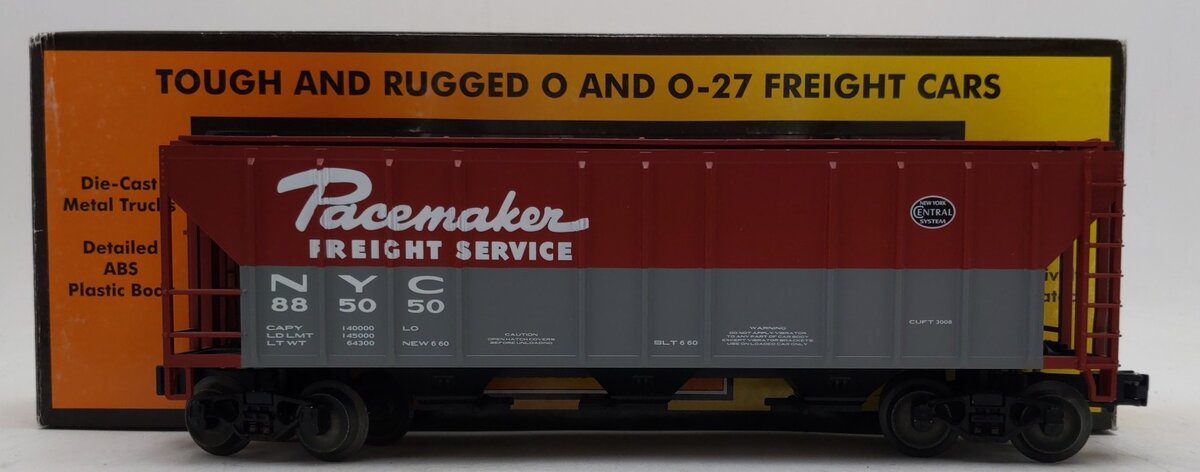MTH 30-75207 Ps-2 Discharge Hopper Car (New York Central) EX/Box