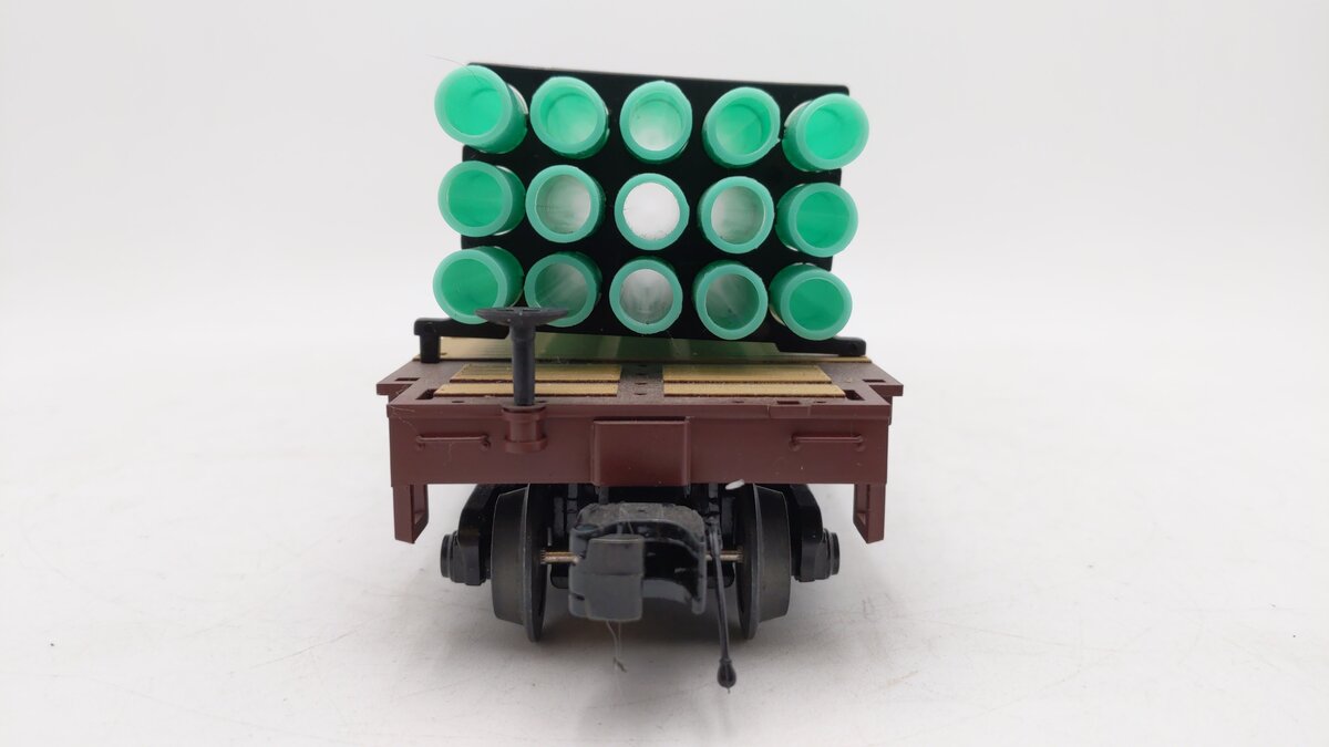 MTH 20-90775F O Norfolk Southern Flat Car w/ Pipe Load #101106 LN/Box