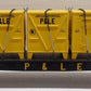 MTH 30-76606 O Pittsburgh & Lake Erie Flat Car w/ Bulkheads & LCL Containers