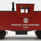 MTH 20-9103 O Norfolk and Western Extended Vision Caboose #562624 EX/Box
