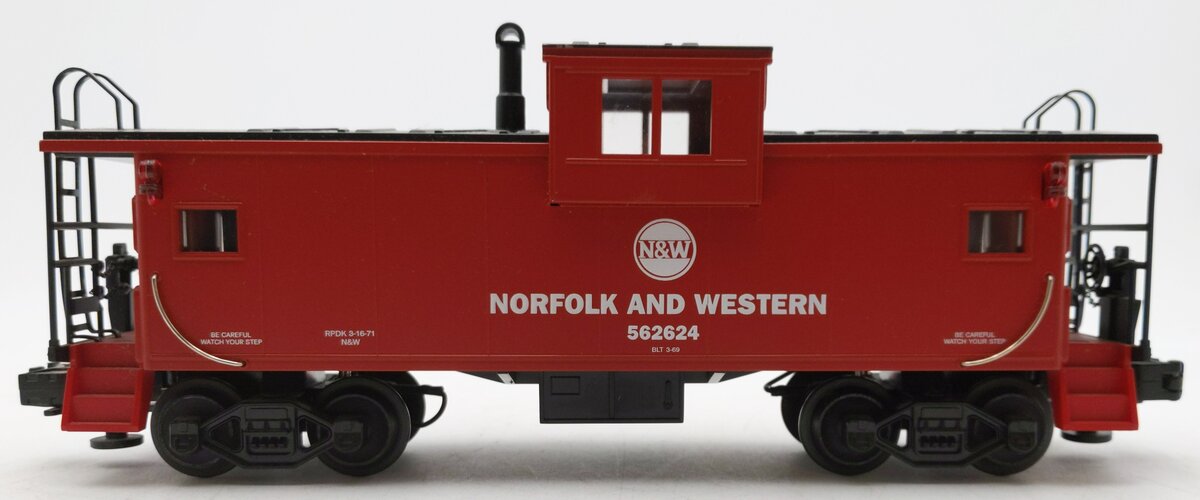 MTH 20-9103 O Norfolk and Western Extended Vision Caboose #562624 EX/Box