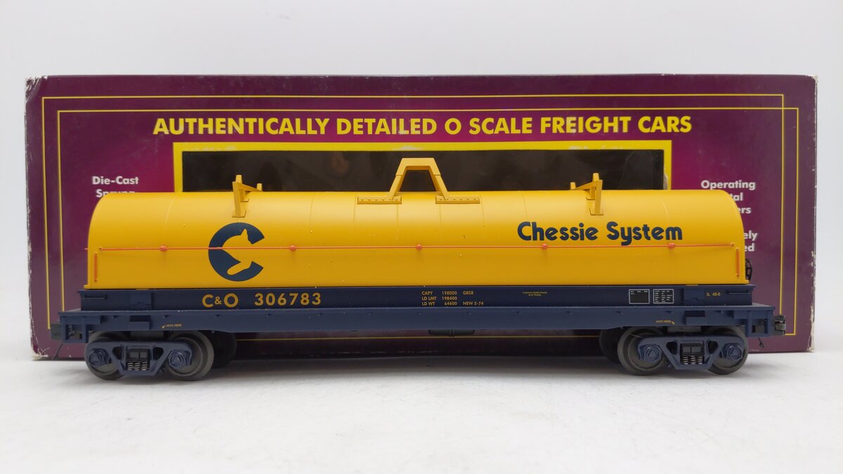 MTH 20-98427 O Chessie Coil Car #306783 LN/Box