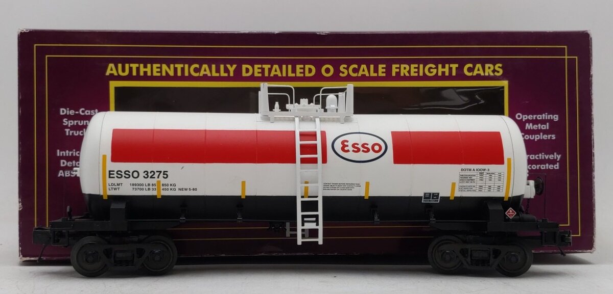 MTH 20-96228 O Esso Single Dome Tank Car #3275 EX/Box