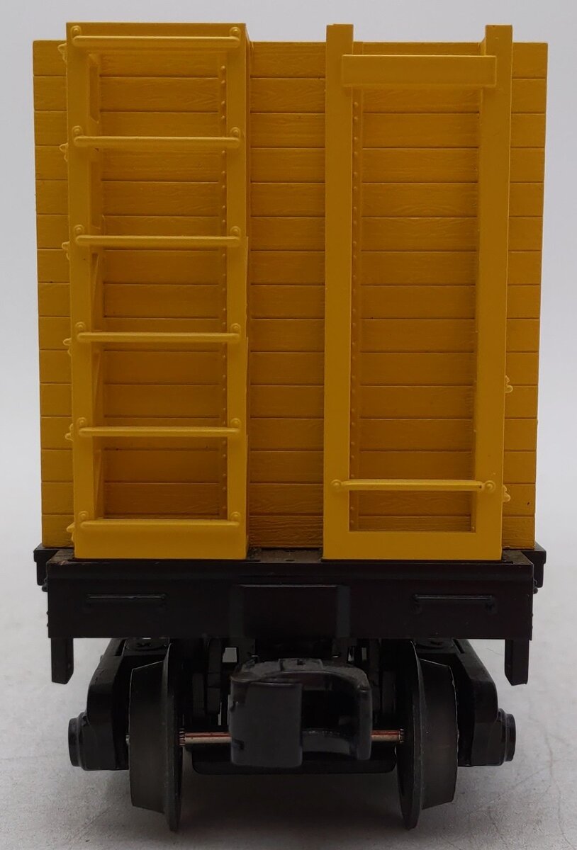 MTH 30-76233 Pittsburgh & Lake Erie Flat Car - w/Bulkheads & Pipe Load #42306 EX/Box