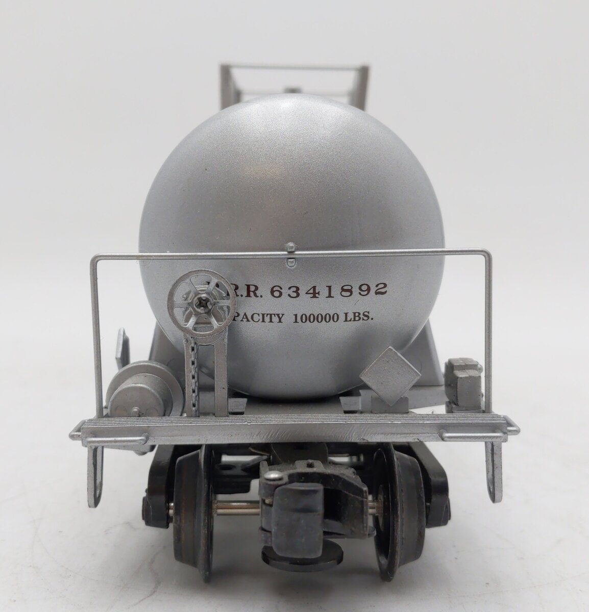 K-Line K6341-1892 O Gauge Pennsylvania Single Dome Aluminum Tank Car EX/Box