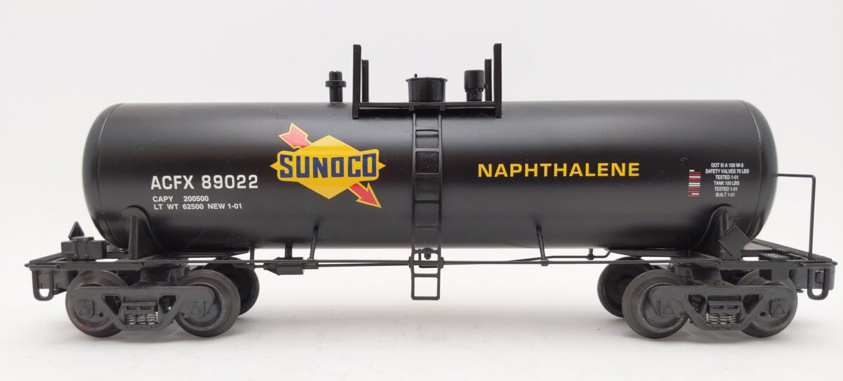 K-Line K6341-8015 O Gauge Sunoco Single Dome Aluminum Tank Car #89022 EX/Box