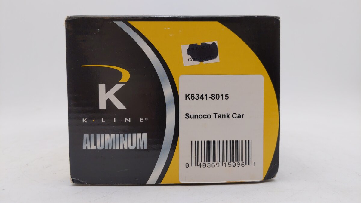 K-Line K6341-8015 O Gauge Sunoco Single Dome Aluminum Tank Car #89022 EX/Box