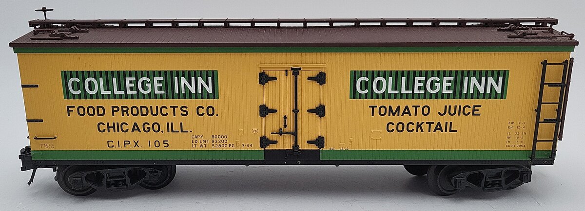 Atlas 8116-2 College Inn Reefer Car (3-Rail) EX/Box