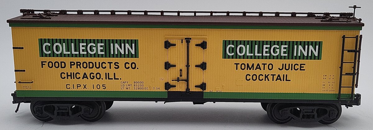 Atlas 8116-2 College Inn Reefer Car (3-Rail) EX/Box