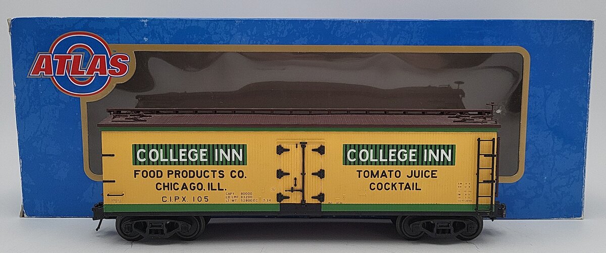Atlas 8116-2 College Inn Reefer Car (3-Rail) EX/Box