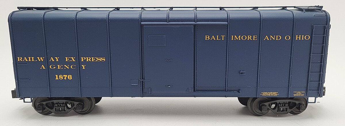 Weaver G23008 Baltimore & Ohio (Royal Blue) Wagontop Boxcar (3-Rail) EX/Box