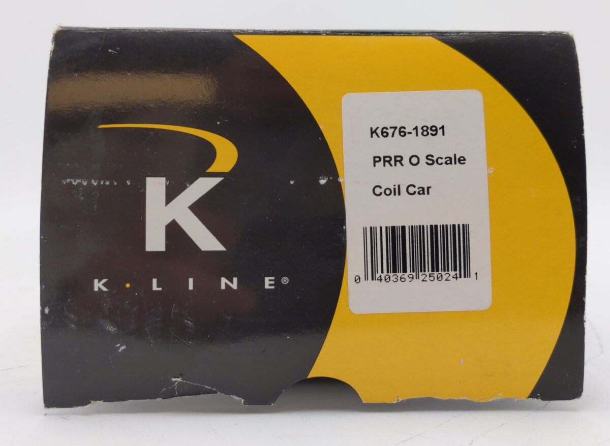 K-Line K676-1891 O Gauge Pennsylvania Coil Car #387010 EX/Box