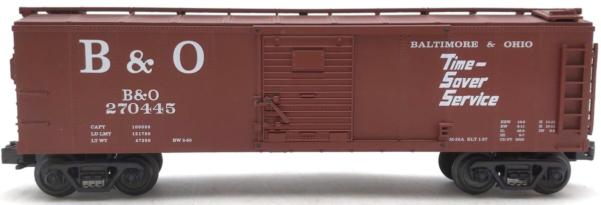 MTH 30-8405 Baltimore & Ohio Die-Cast Boxcar LN