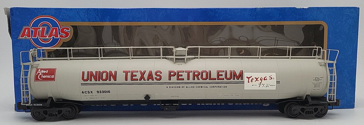 Atlas 6406-1 O Gauge Union Texas Petroleum 33,000 Gallon Tank Car #933016 EX/Box