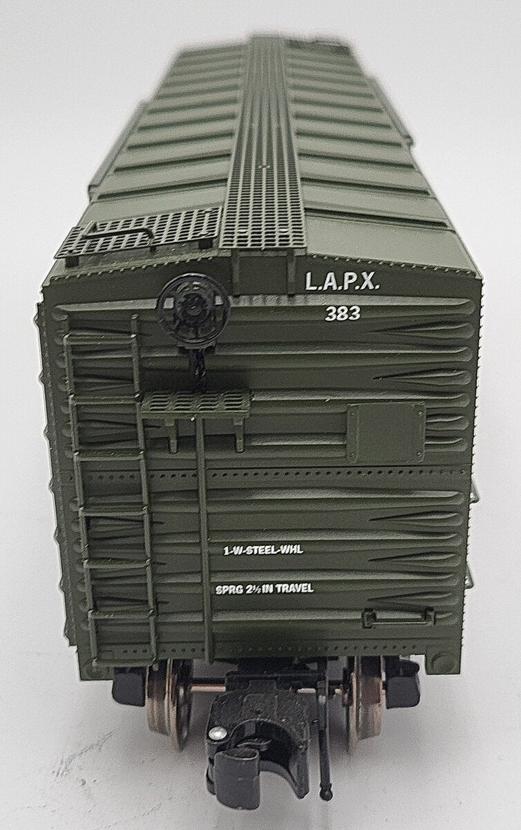 K-Line 6-22414 O Gauge Linde Union Carbide Boxcar #383 w/Interior Aluminum Tank LN/Box