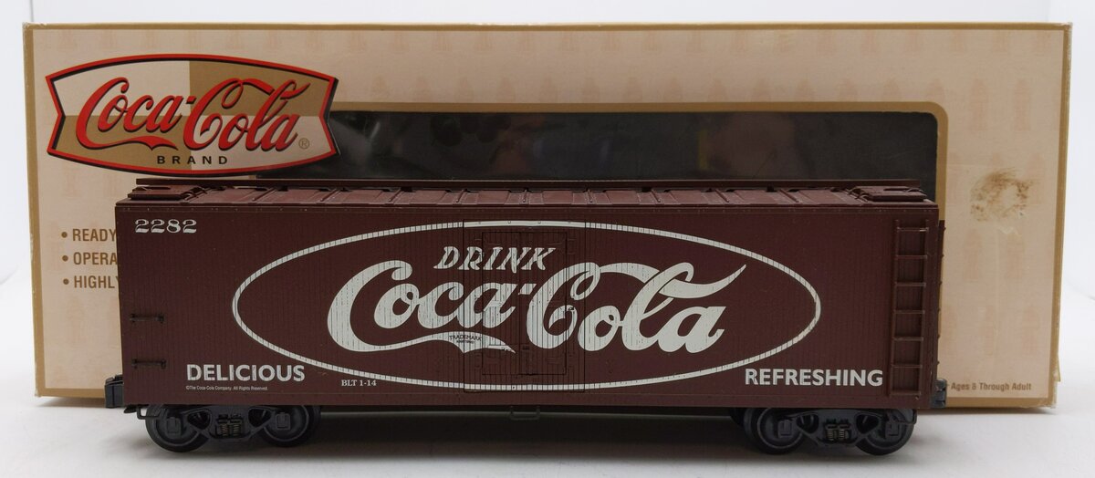 K-Line K762-5103 Coca-Cola Wood Sided Reefer #2282 EX/Box