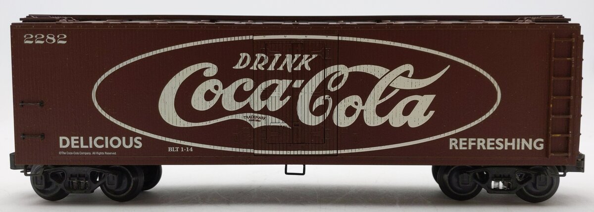 K-Line K762-5103 Coca-Cola Wood Sided Reefer #2282 EX/Box