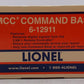 Lionel 6-12911 O Gauge TMCC Trainmaster Command Base EX/Box