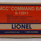 Lionel 6-12911 O Gauge TMCC Trainmaster Command Base EX/Box