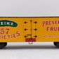 K-Line K762-5202 O Gauge Heinz Wood-Sided Refrigerator Car EX/Box