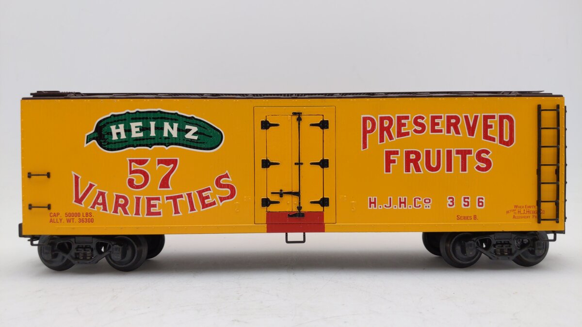 K-Line K762-5202 O Gauge Heinz Wood-Sided Refrigerator Car EX/Box