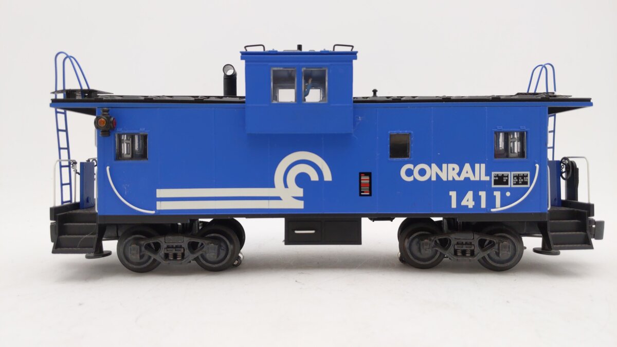K-Line K613-1411 O Gauge Conrail Bay Window Illuminated Caboose #1411 EX/Box
