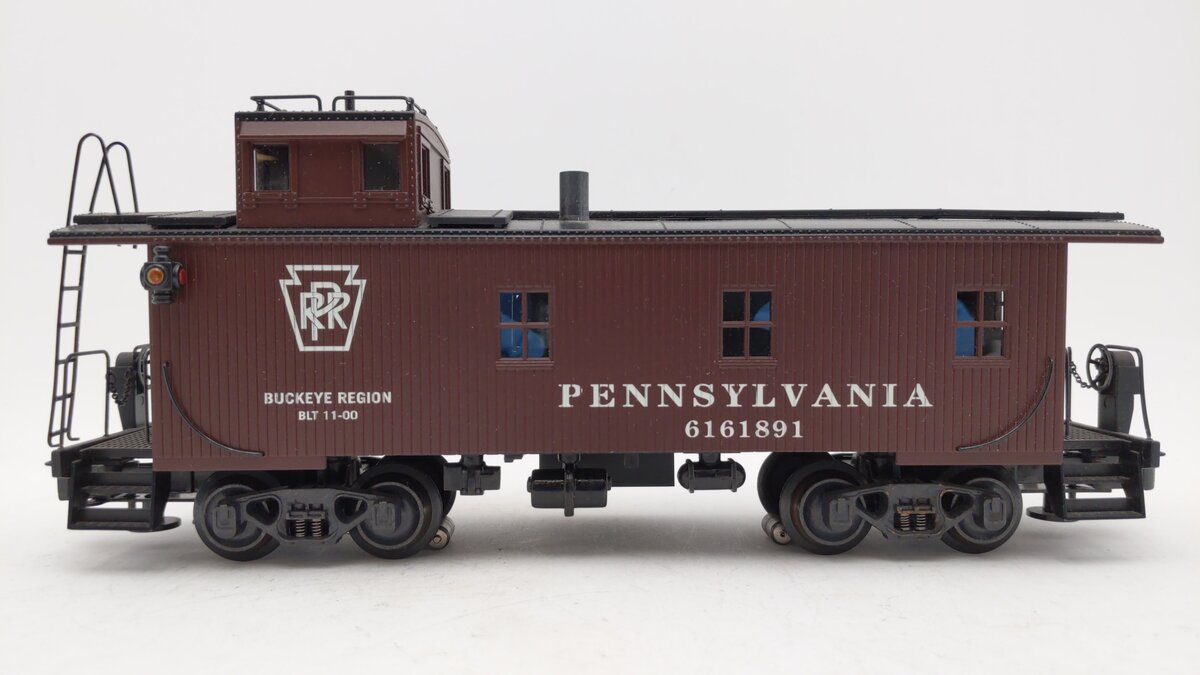 K-Line K616-1891 O Gauge Pennsylvania Railroad Illuminated Caboose EX/Box