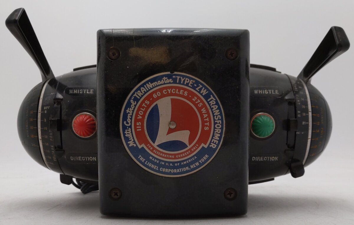 Lionel ZW O Gauge Vintage Trainmaster 275 Watt Transformer with Whistle VG