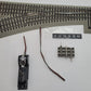 Lionel 6-12048 O72 Nickel Silver FasTrack Left Hand Remote Switch Turnout EX/Box