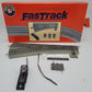 Lionel 6-12048 O72 Nickel Silver FasTrack Left Hand Remote Switch Turnout EX/Box